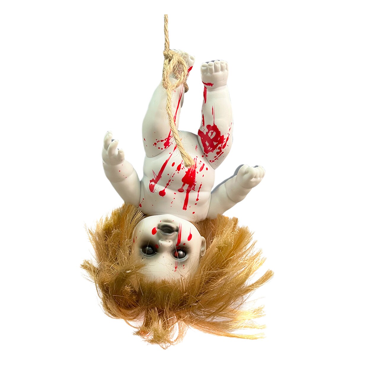 Halloween Creepy Doll Diy Scary Zombie Baby Dolls Haunted House Adornment Hanging Ornament Prop For Horror