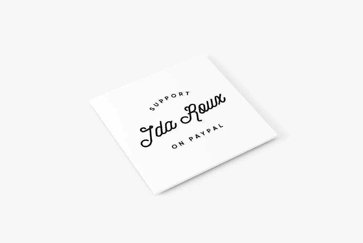 Type Stamp No. 7, Custom Rubber Stamp,