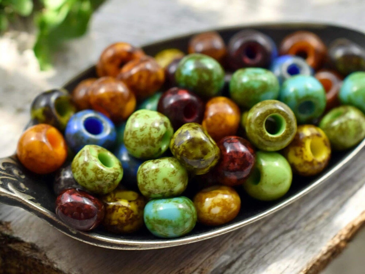 50G Mixed Picasso Czech 2/0 Seed Beads - Czech Glass Seed Beads