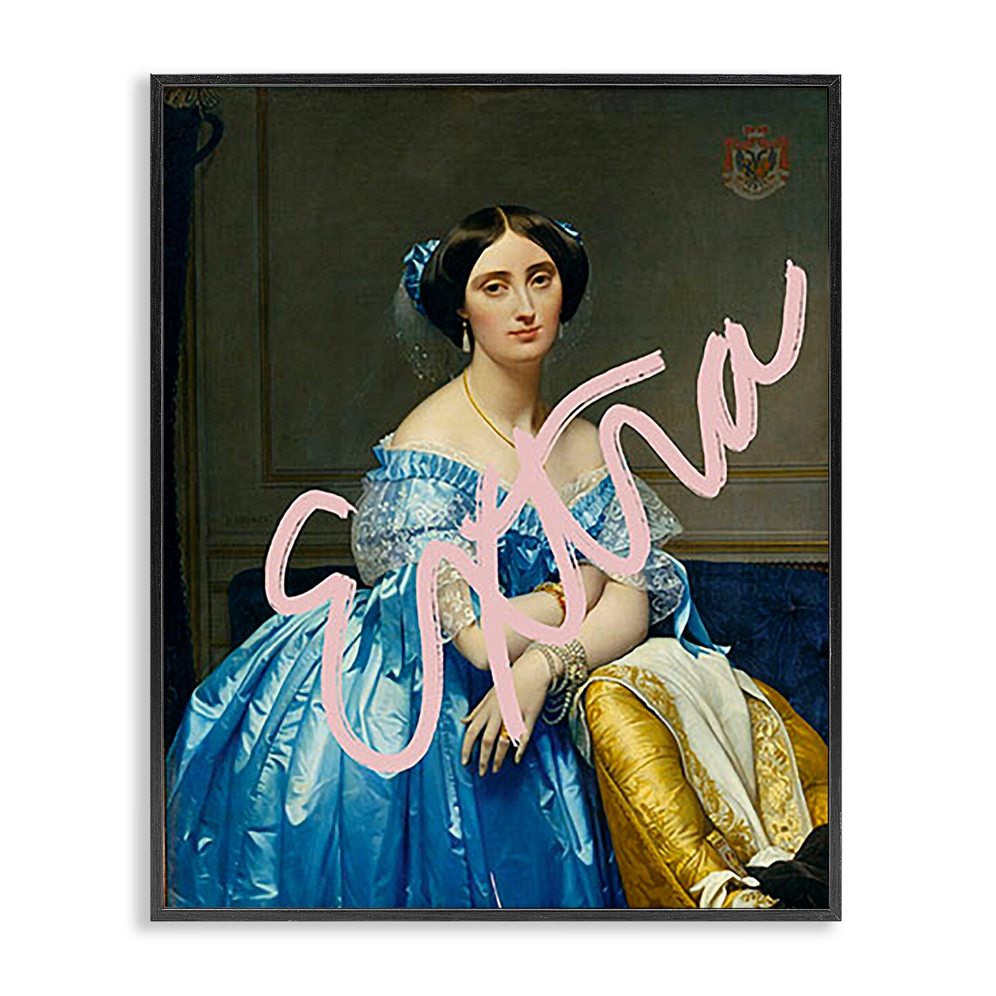 Stupell Industries Extra Classical Portrait Framed Giclee Wall Art Design by Ashley Singleton