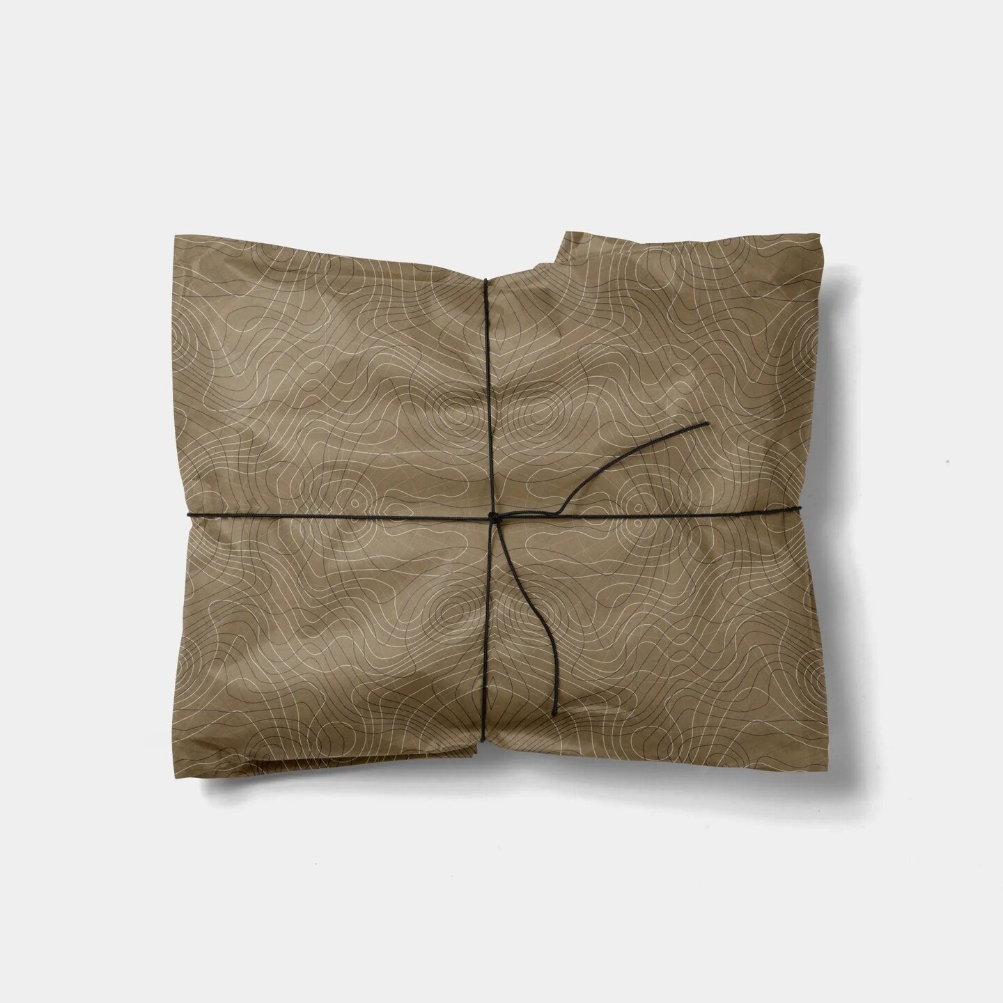 Topographic Map Gift Wrap XVII