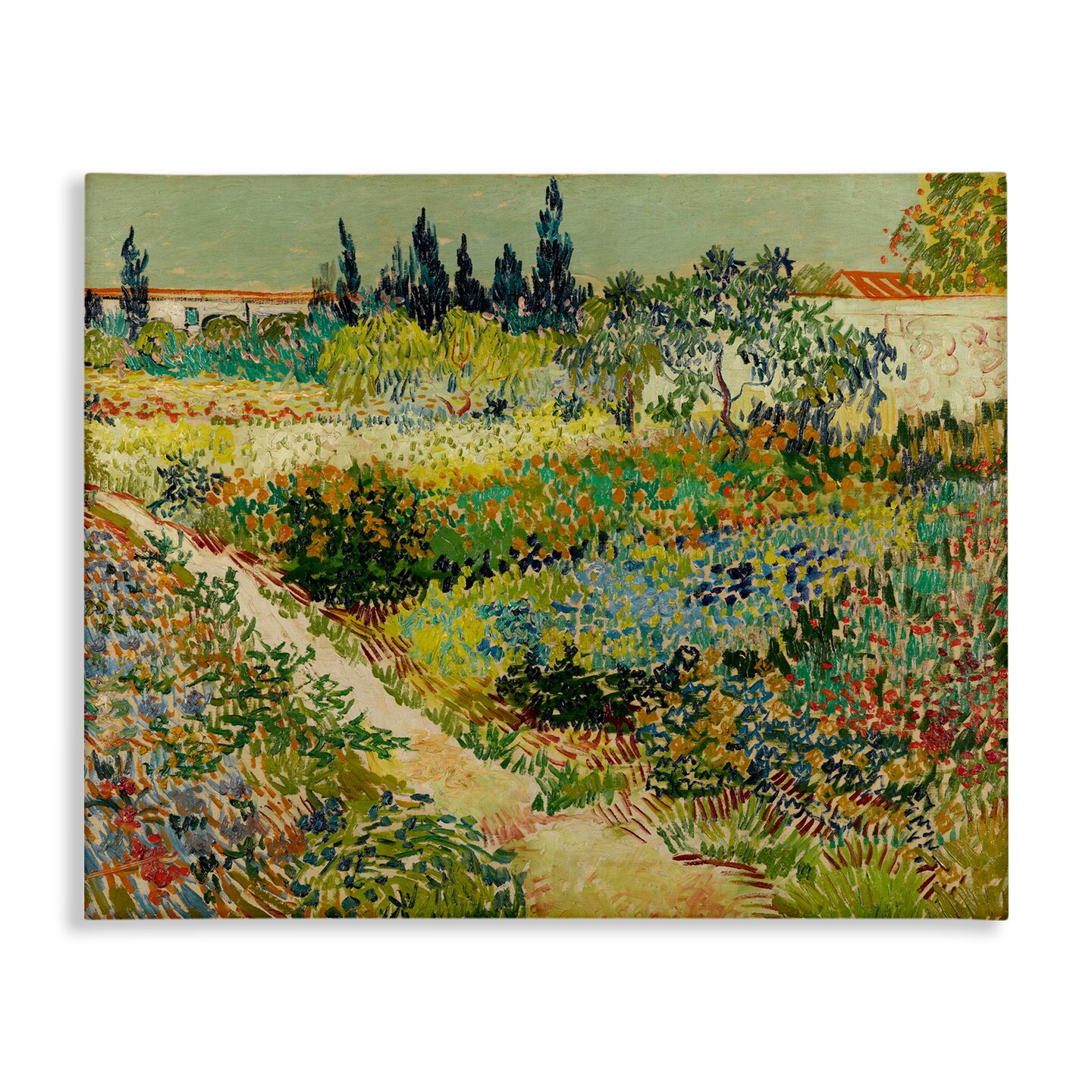 Stupell Industries Van Gogh Garden at Arles Canvas Wall Art Design by one1000paintings