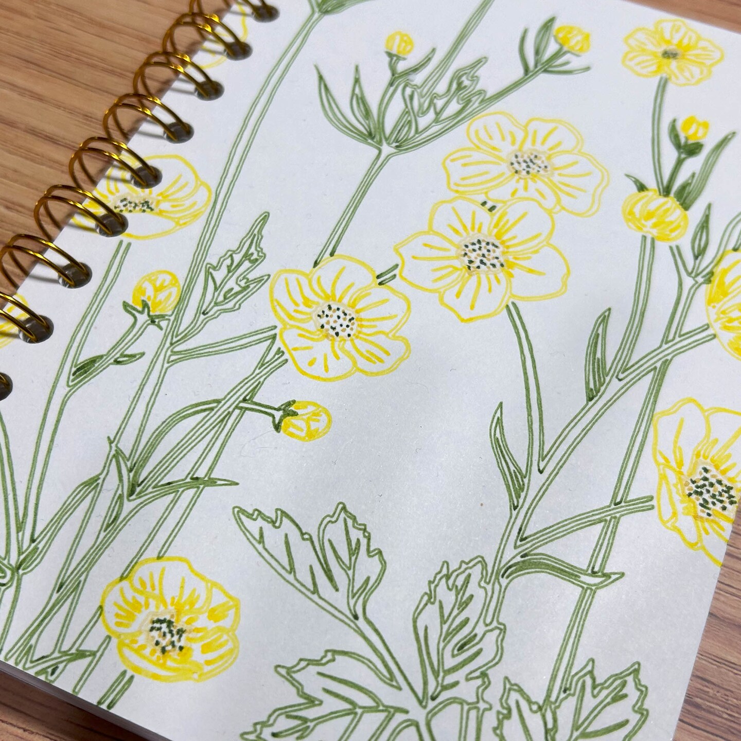 Spiral Flower Notebooks (Lined, Blank, Bullet, Sketch) - image7