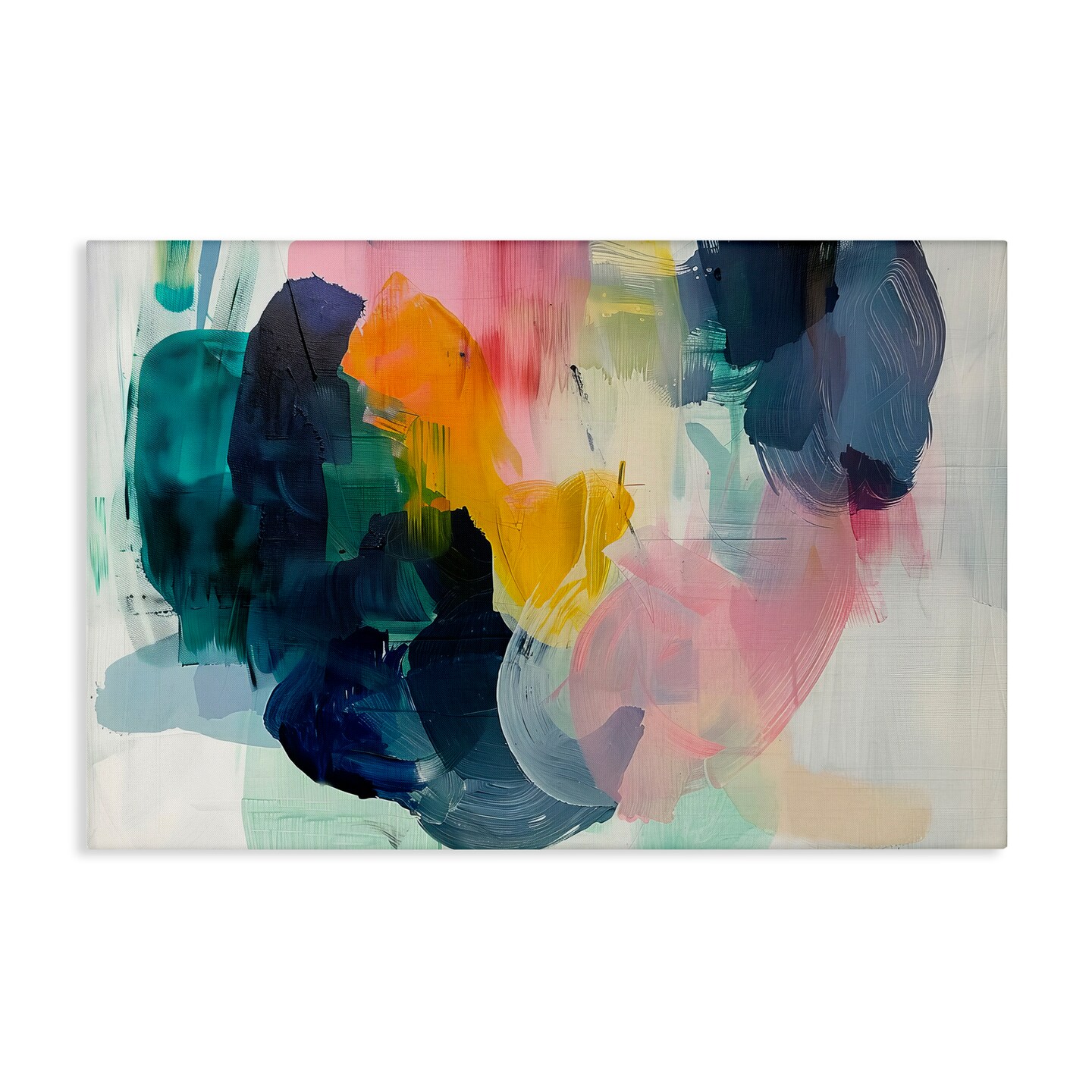 Stupell Industries Leinwandbild 'Urban Paint Bouquet' – Schwebend Gerahmte Wanddekoration