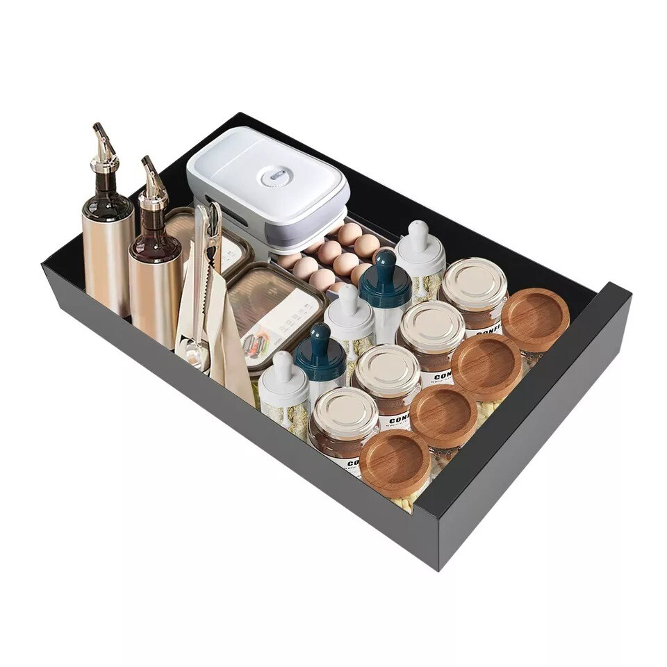 Metal Slide Out Cabinet Organizer Pull Out Under Cabinet Slide Out Shelf Rack