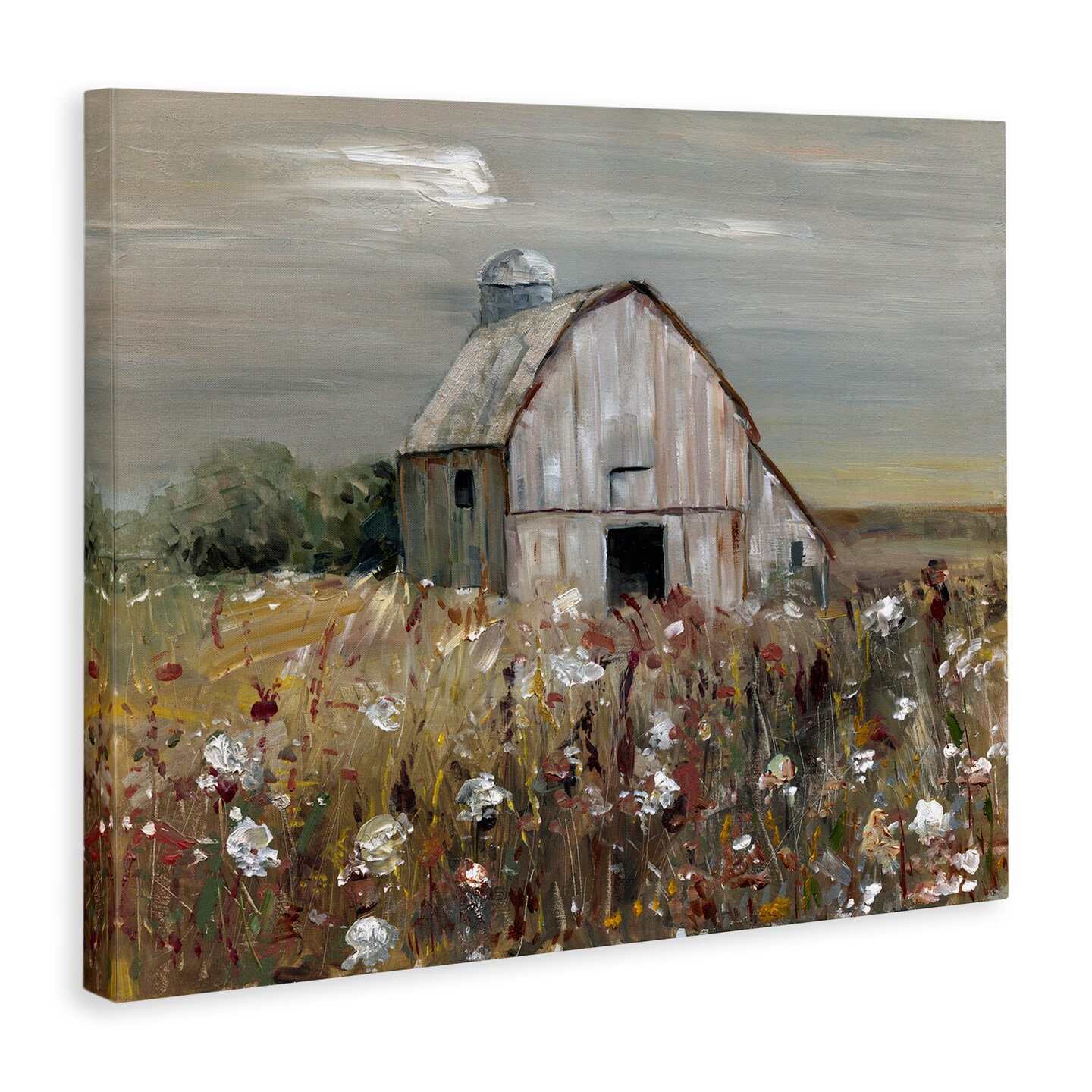 Stupell Industries Natural Farm Landscape Canvas Wall Art Design by Sally Swatland