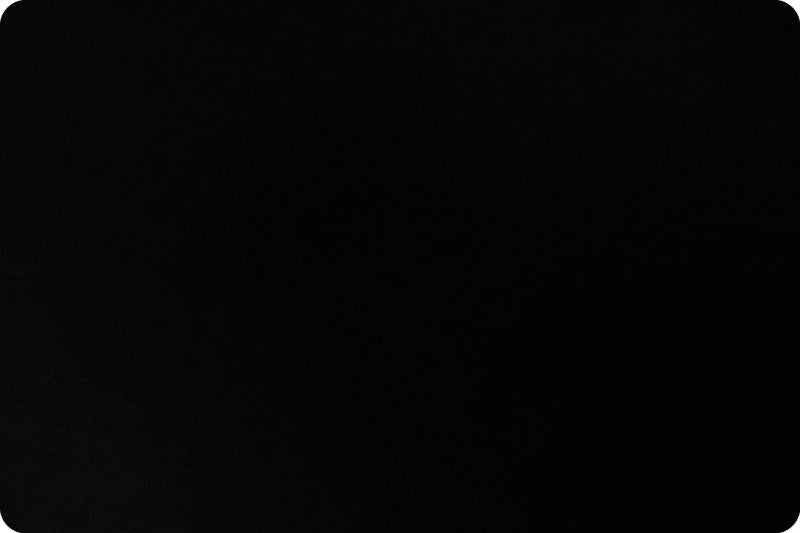 Fabric Shannon Black 90" Extra Wide Solid Cuddle 3 by the Quarter Yard C390-BLACK