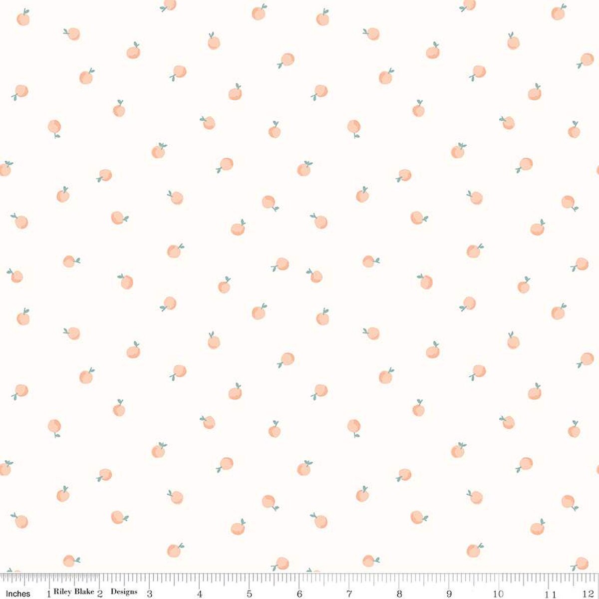 Fabric Riley Blake Just Peachy Hush Hush 4 by the Quarter Yard C15446 ...