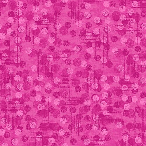 Fabric Blank Quilting Fuchsia Tonal Texture Jot Dot by the Quarter Yard 9570-22