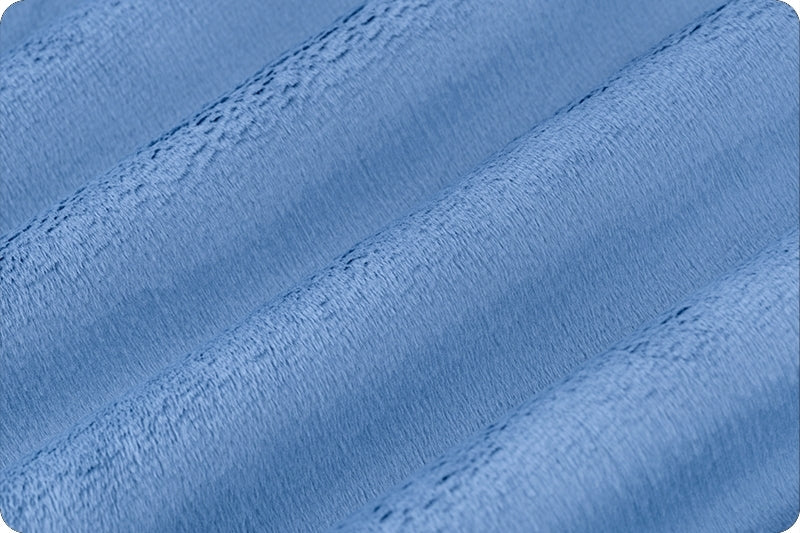 Fabric Shannon Bluebell 90" Extra Wide Solid Cuddle 3 by the Quarter Yard C390-BLUEBELL