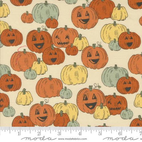 Fabric Moda Bone Pumpkins Home Sweet Haunt by the Quarter Yard 20916-11
