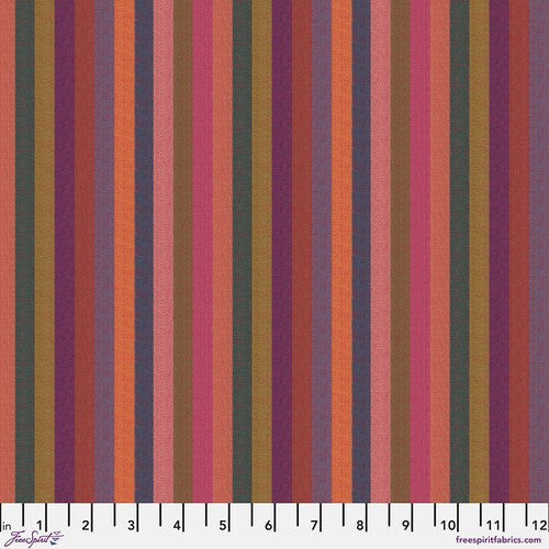 Fabric FreeSpirit Kaffe Fassett Sunset Narrow Stripe by the Quarter Yard WSGP002.SUNSET