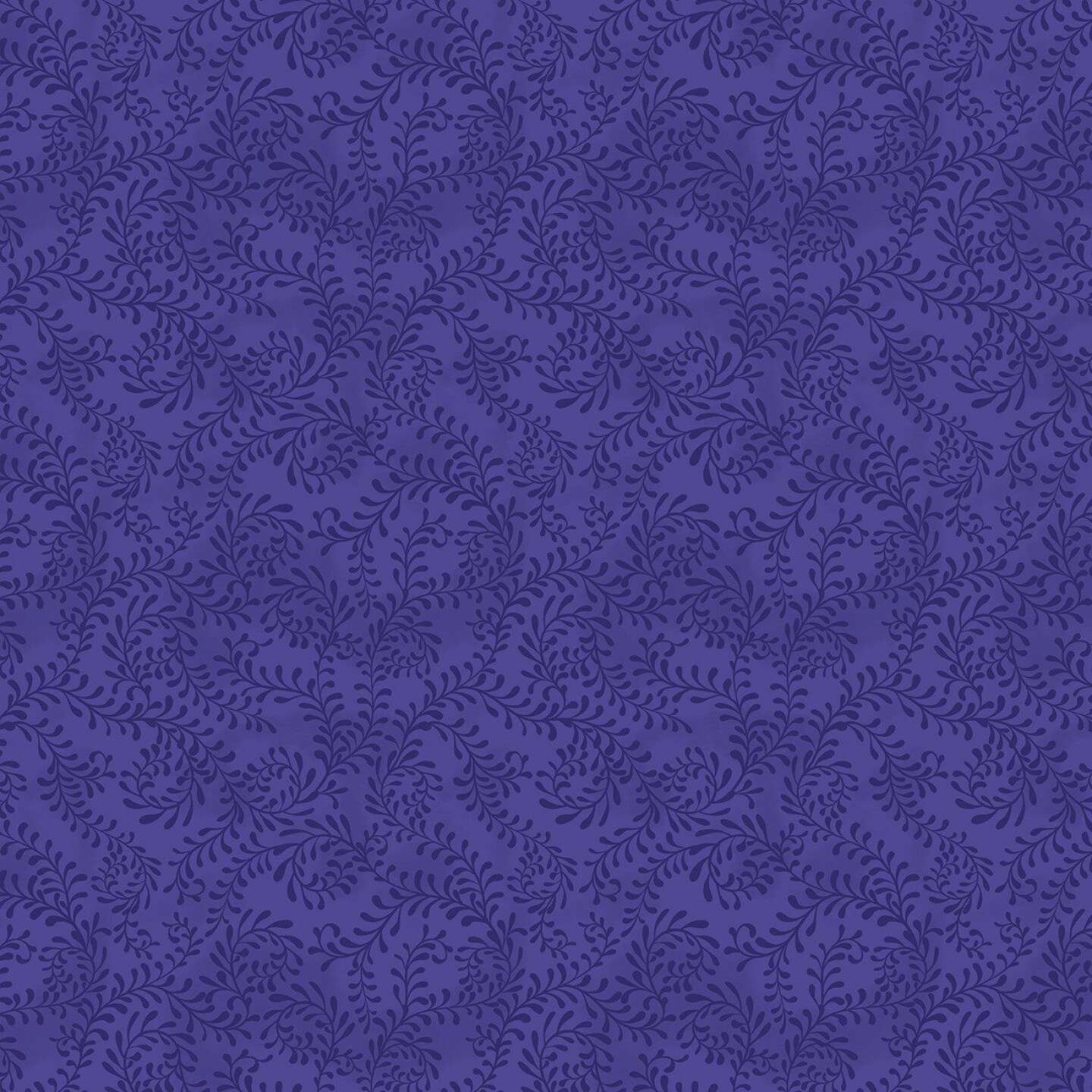 Fabric Wilmington Essentials Indigo Purple Swirling Leaves By The 