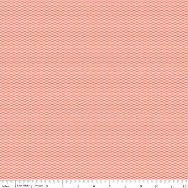 Fabric Riley Blake Coral POParazzi by the Quarter Yard C805-CORAL