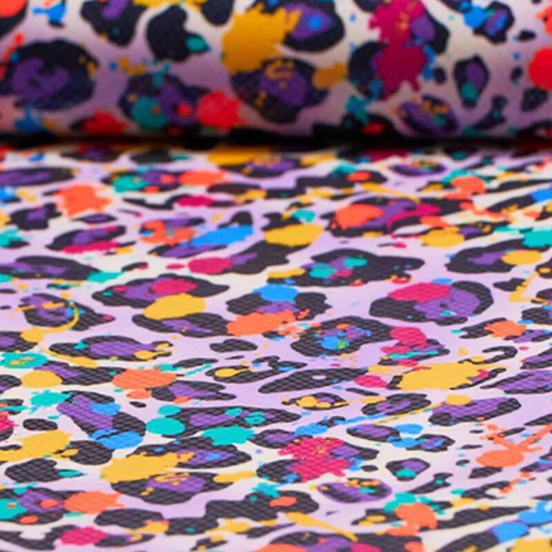 Party Animal Foil Digital Print Polyester Spandex Four Way Stretch Fabric