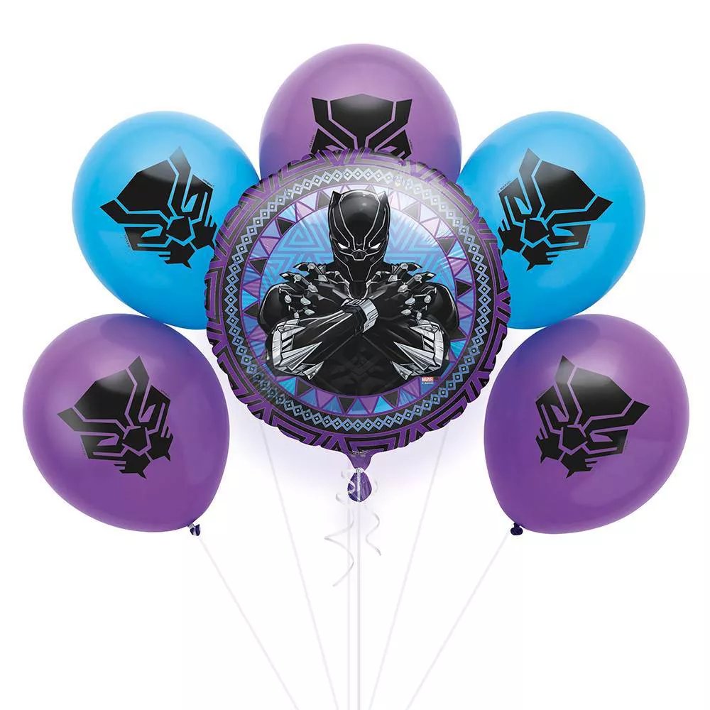 Black Panther Wakanda Balloon Bouquet