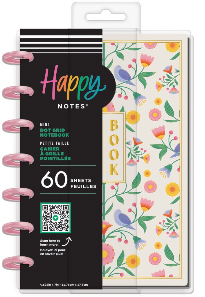 Happy Planner Mini Disc Bound Notebook-Bloom &#x26; Glow