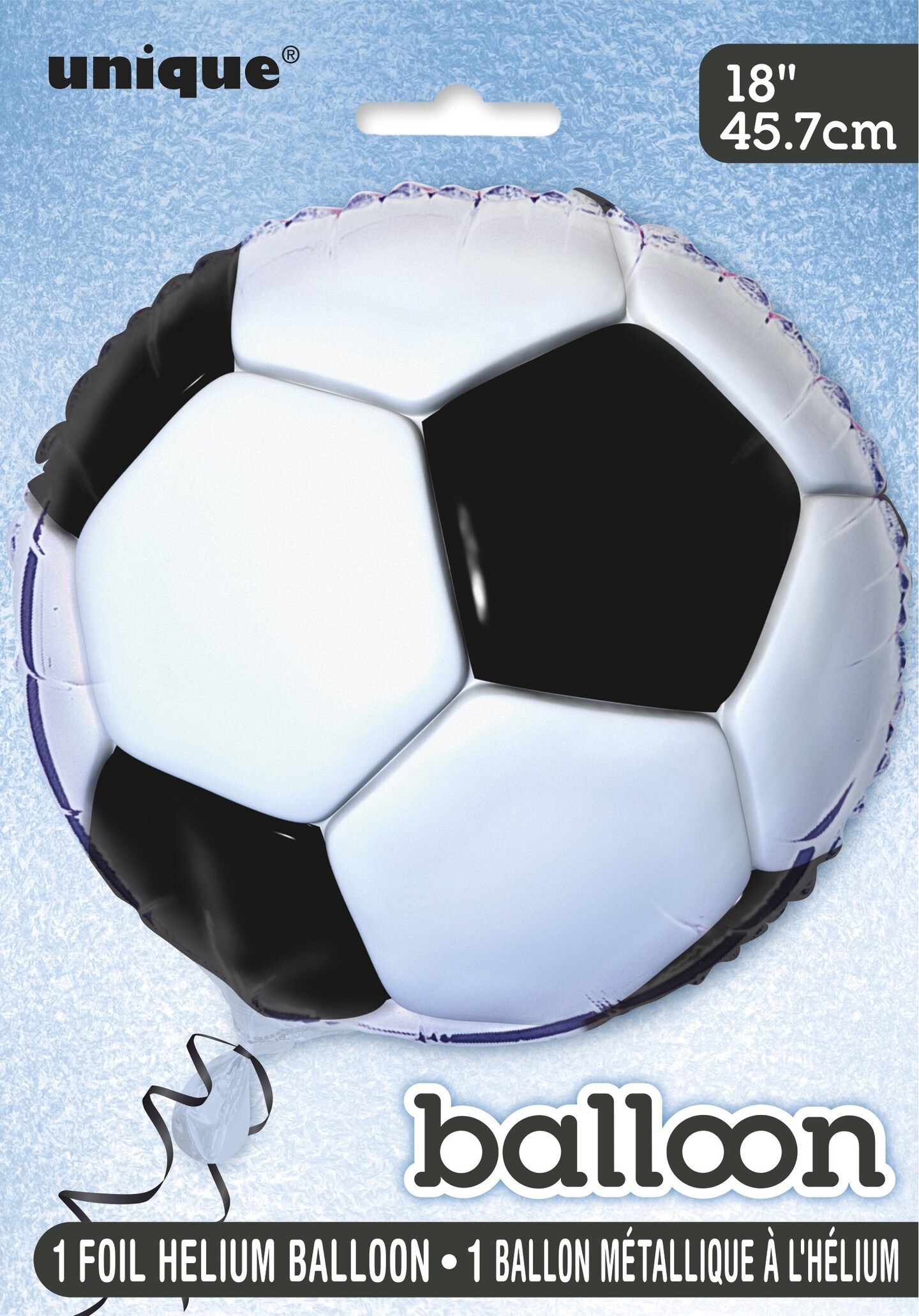 3D Soccer Round Foil Balloon - 18&#x22;