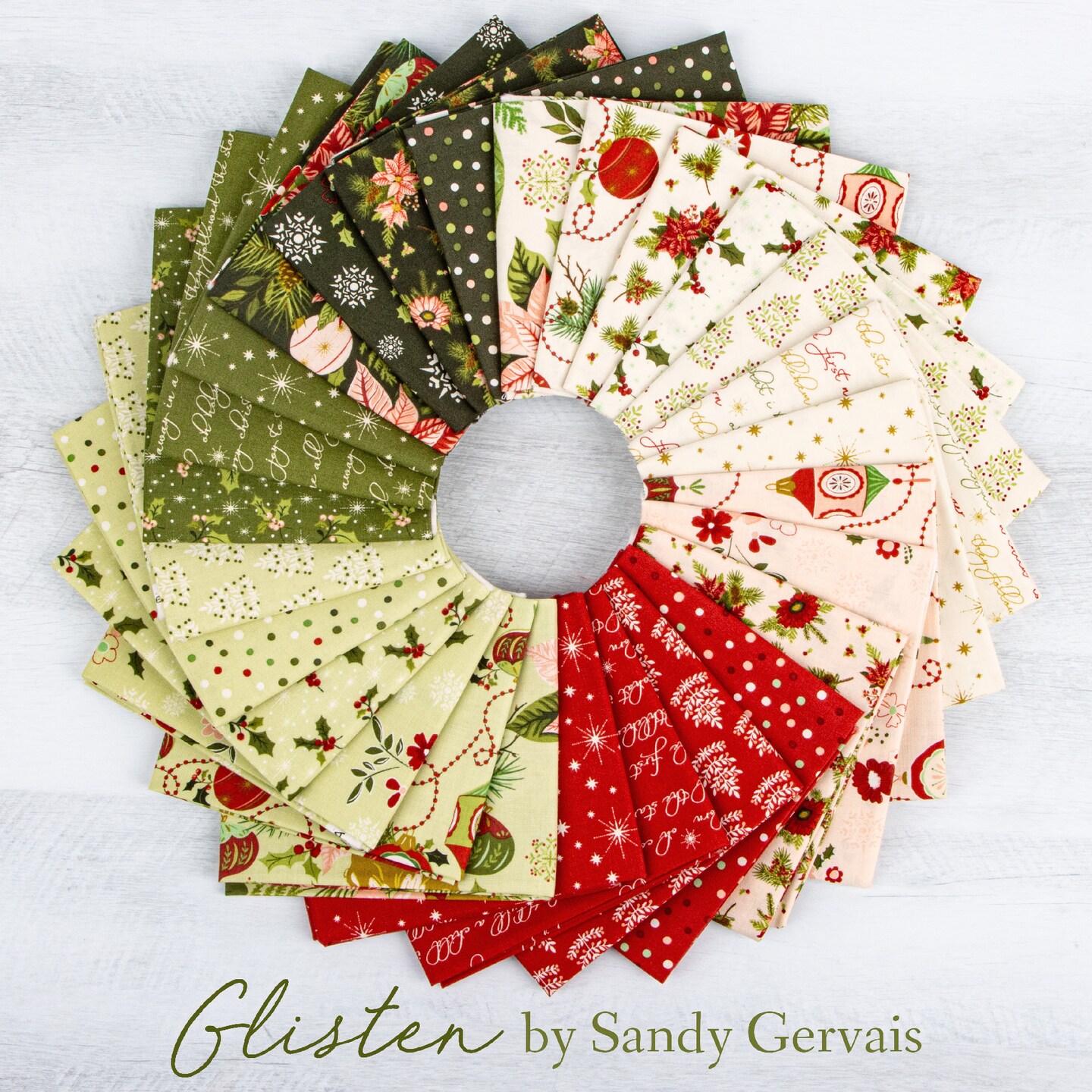 Glisten 10&#x22; Square Pack (Layer Cake / 10&#x22; Stacker) by  for Riley Blake (10-16220-42)
