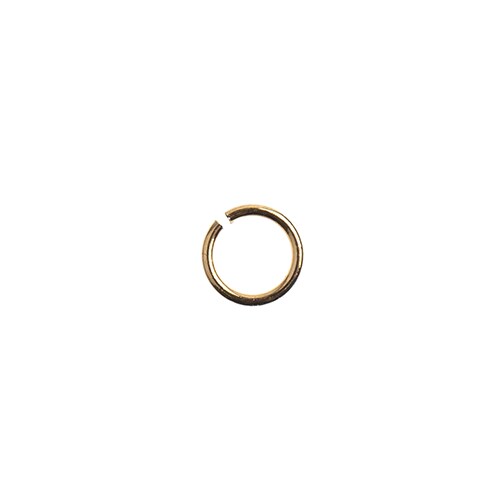 John Bead 18kt Gold Plated Jewelry Findings 4mm/6mm/8mm Jump Rings