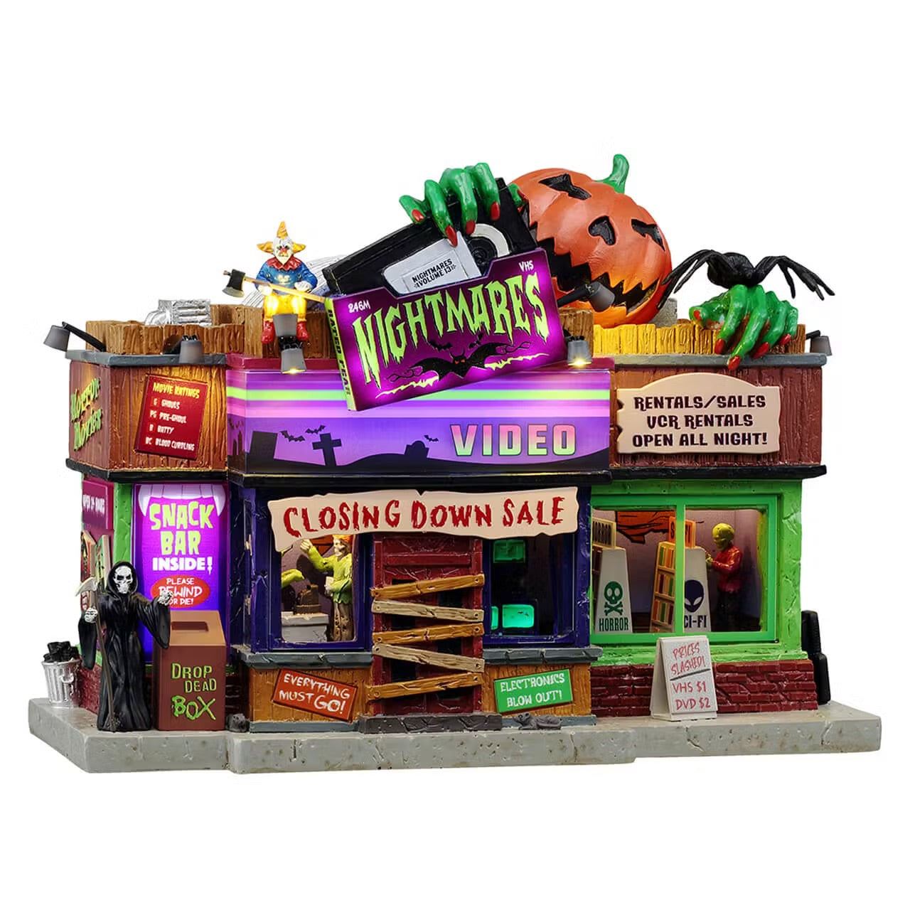 Lemax Spooky Town Nightmares Video Spooky Building