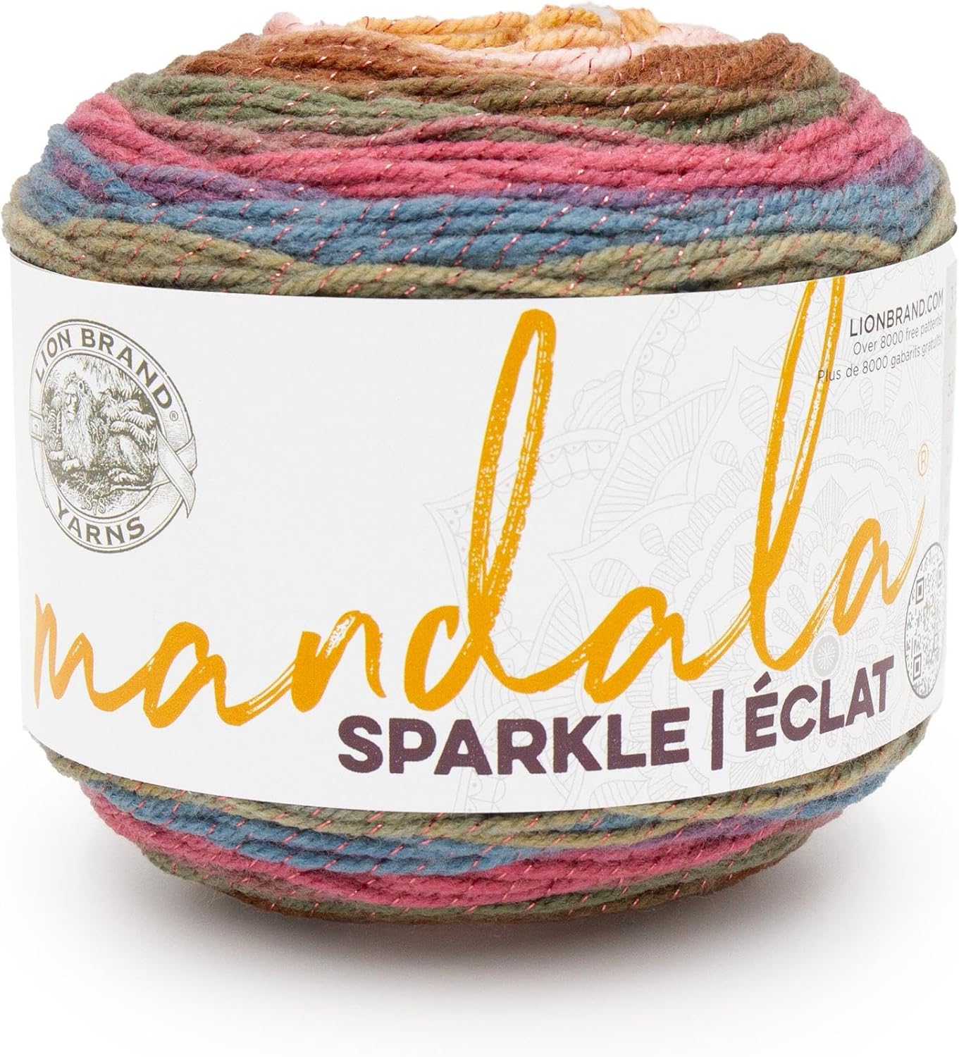 Colorful Mandala Sparkle Yarn - 1 Pack (Cetus)