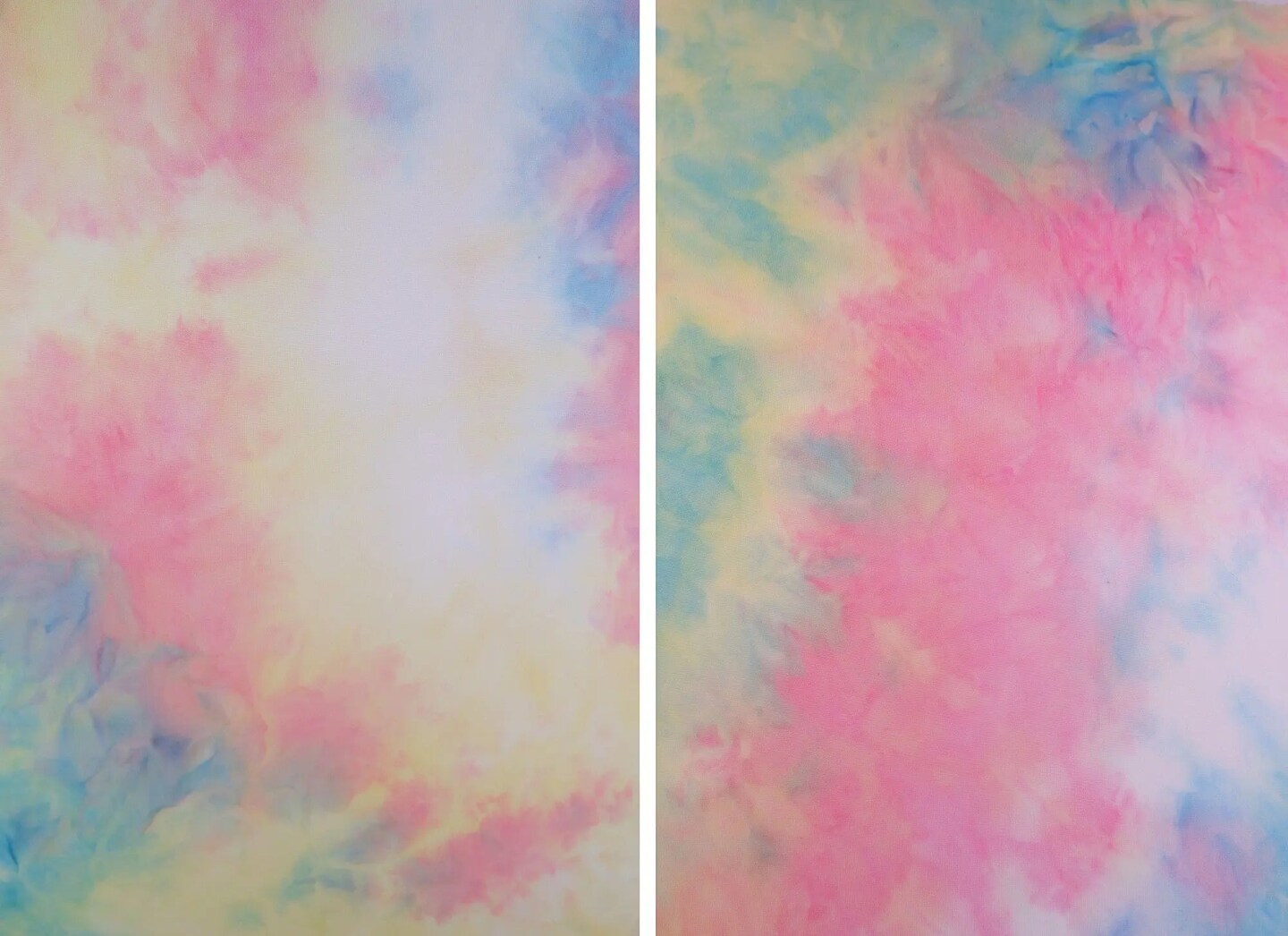 1 Yard DTY Brushed Tie-Dye Knit Fabric, 58/60″ Wide Polyester Spandex Blend