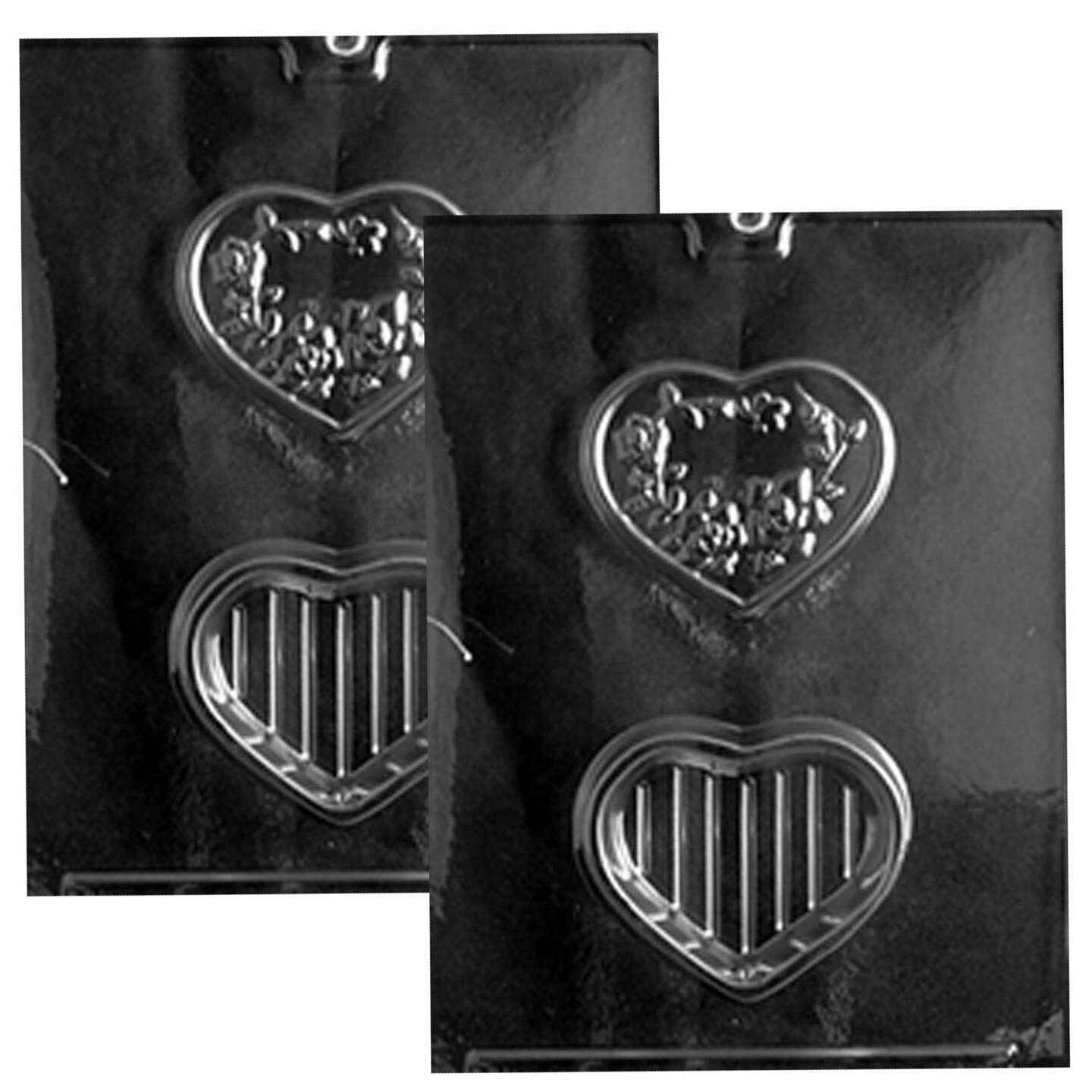 Rose Heart Pour Box Chocolate Mold Create Beautiful Heart-Shaped Chocolate Boxes