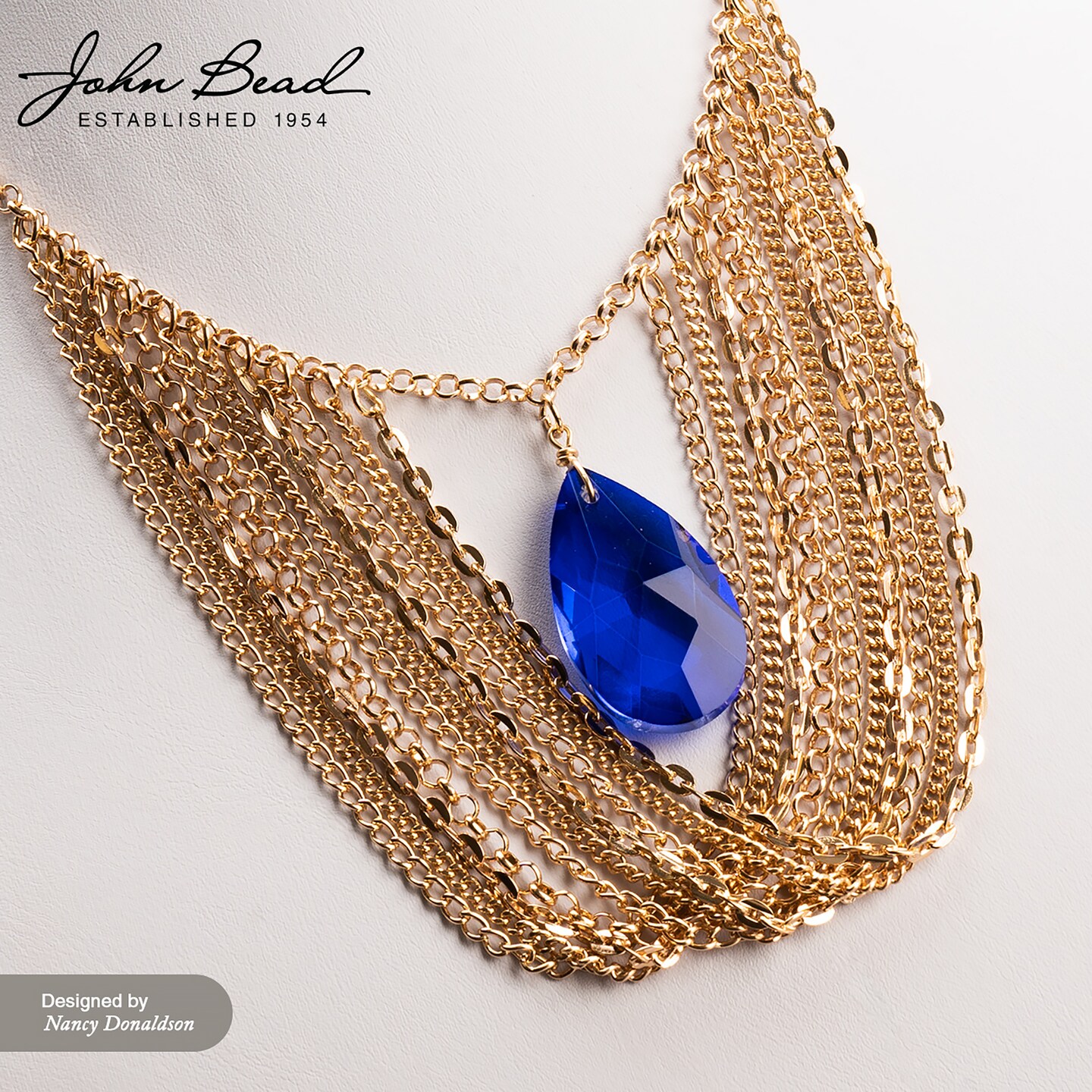 Crystal Lane DIY 22x38mm Teardrop Faceted Crystal Glass Pendants, 1pc