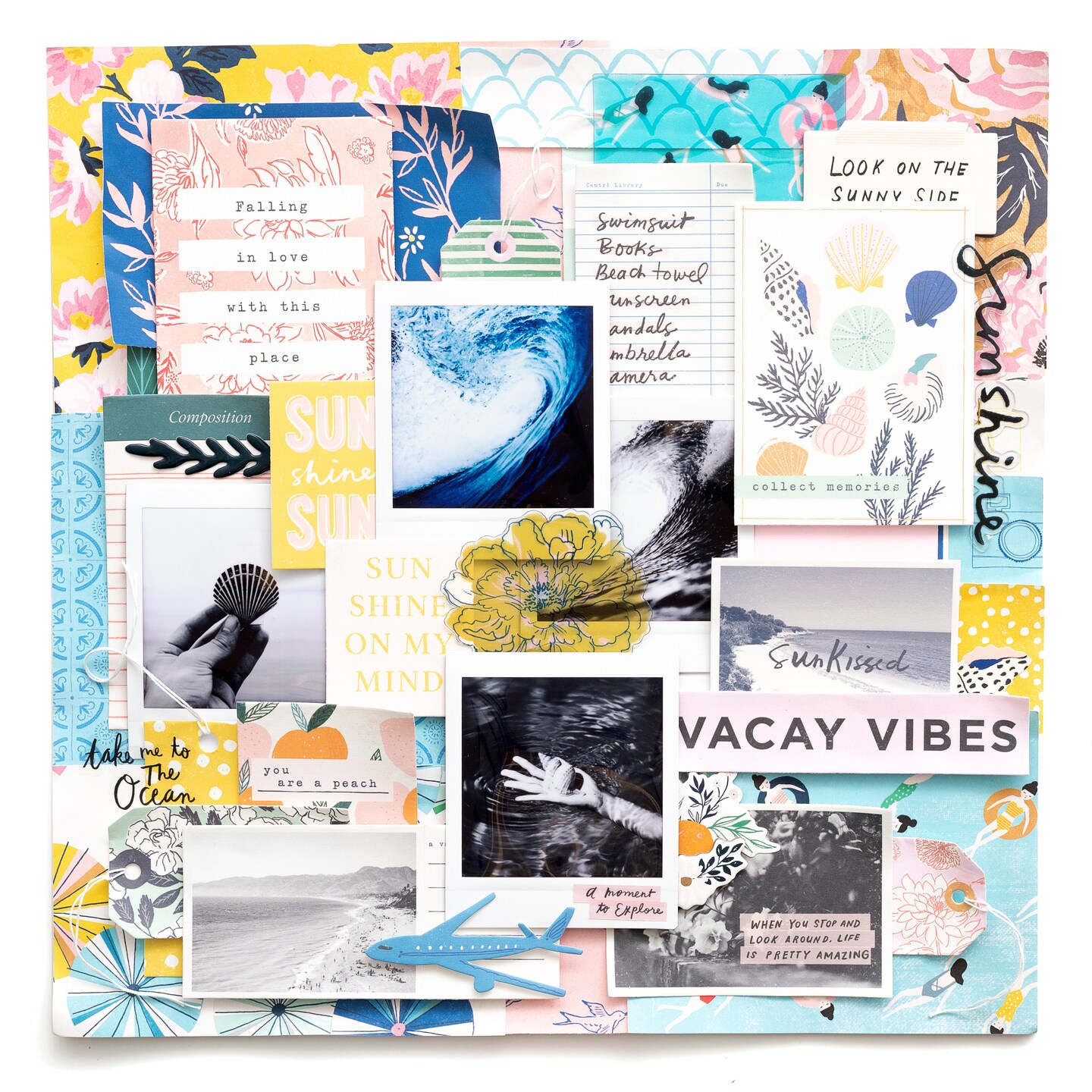 Maggie Holmes Sunny Days Ephemera Die-Cuts 40/Pkg-Cardstock & Acetate