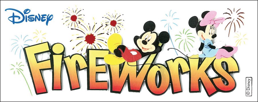 EK Success Disney Title Dimensional Stickers - Mickey Fireworks