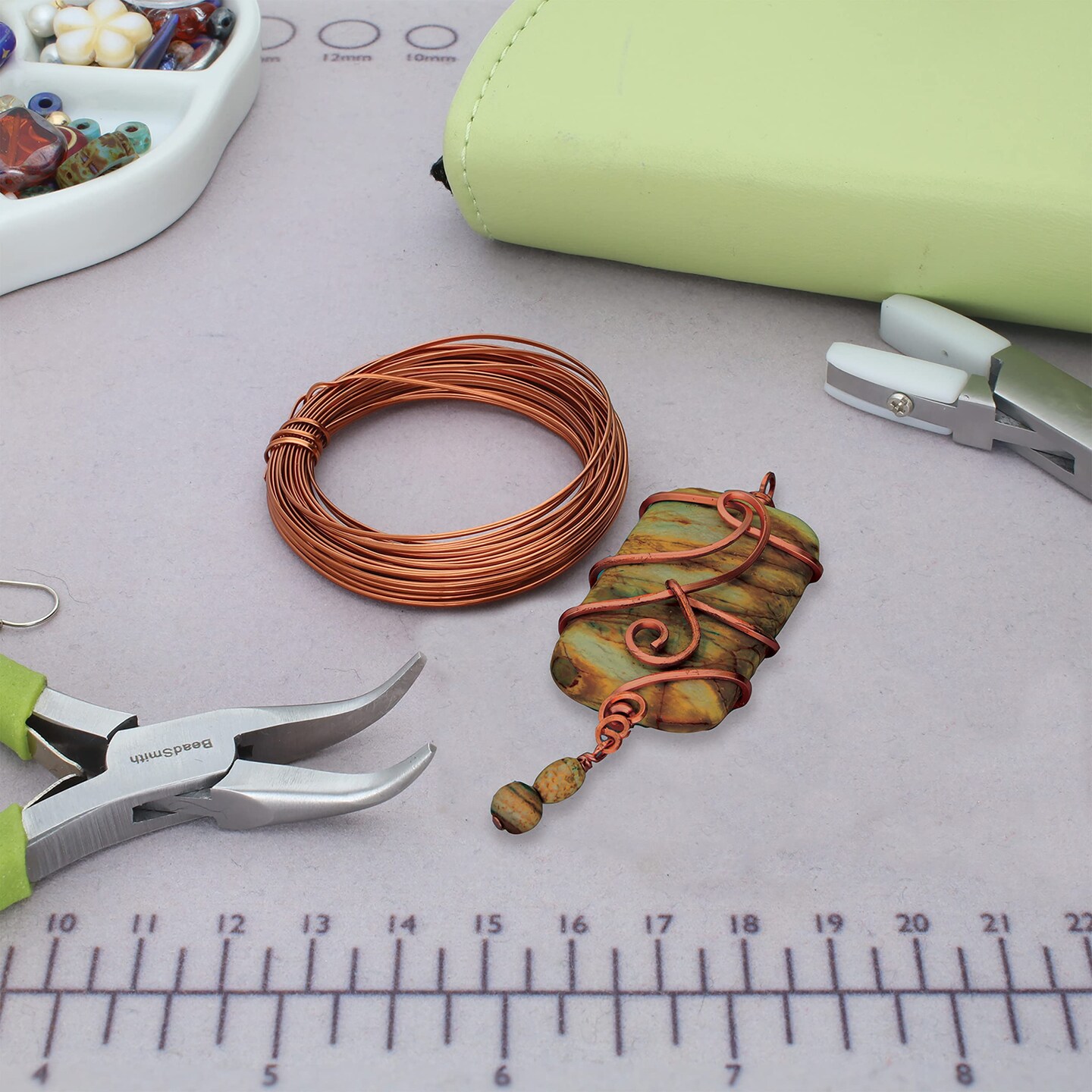 The Beadsmith Half-Round Craft Wire – Soft Temper Jewelry Wire