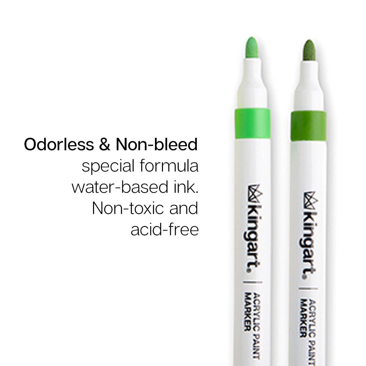 KINGART&#xAE; Acrylic Paint Markers 48 Colors