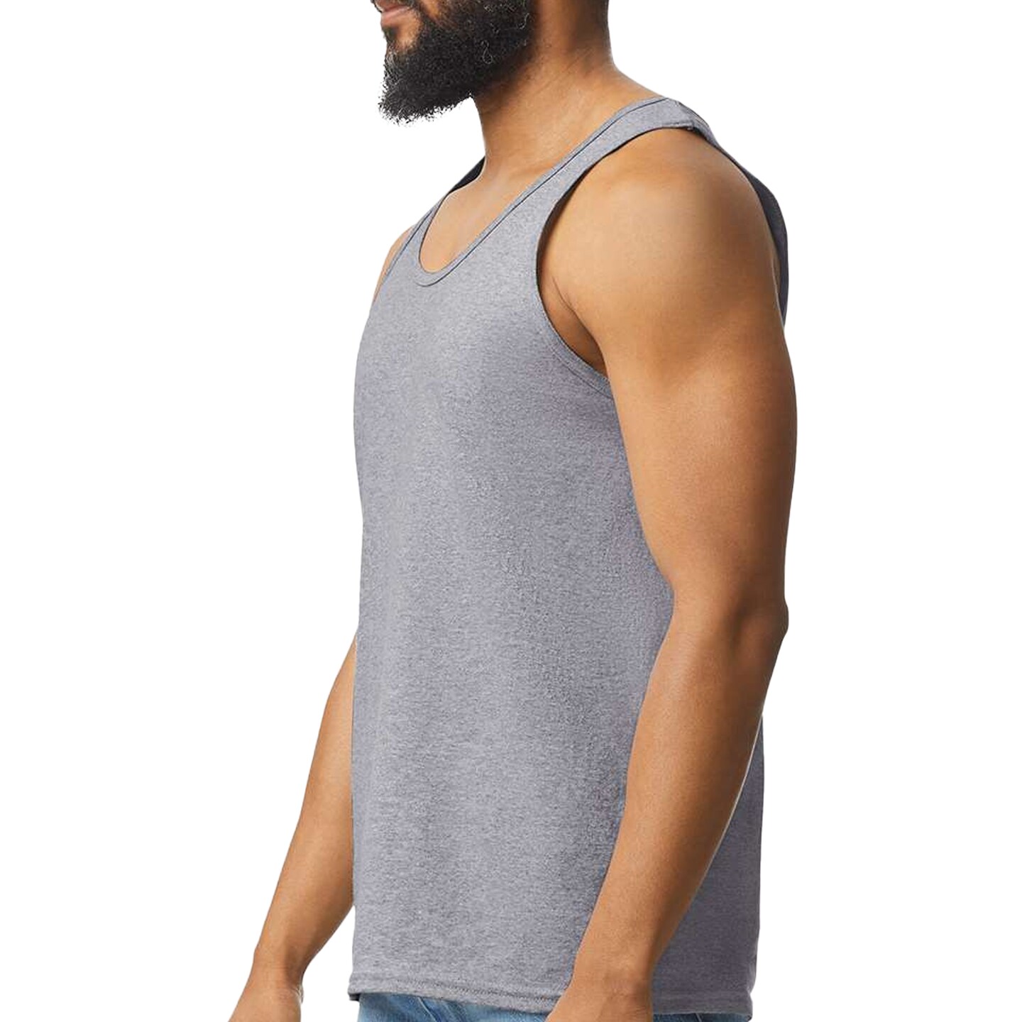 Gildan Ultra Cotton Tank Top, Workout Sleeveless Muscle Shirts