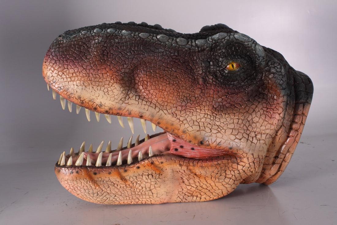T-Rex Dinosaur Head Medium Life Size Statue
