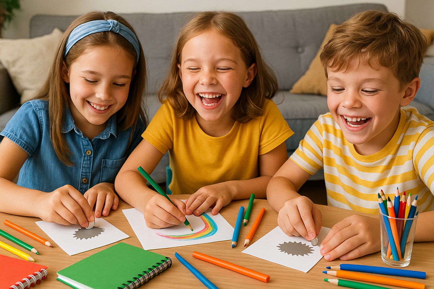 Scratch Off Stickers Assorted Shapes – Bubble, Oval, Rectangle & Burst, 180 Count, 2.5" x 1"