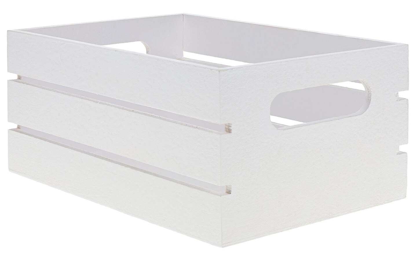 Hampton Art Wood Crate 9 1/3x6.5x4.25 White