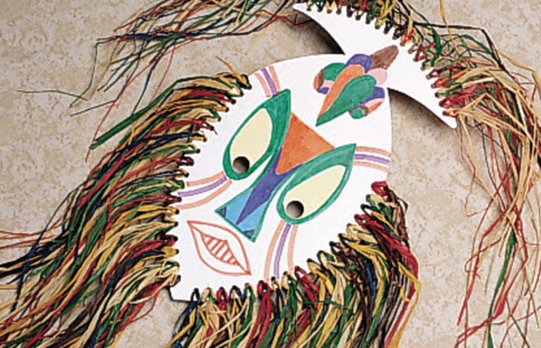 African Mask Craft Kit (Pack of 9)