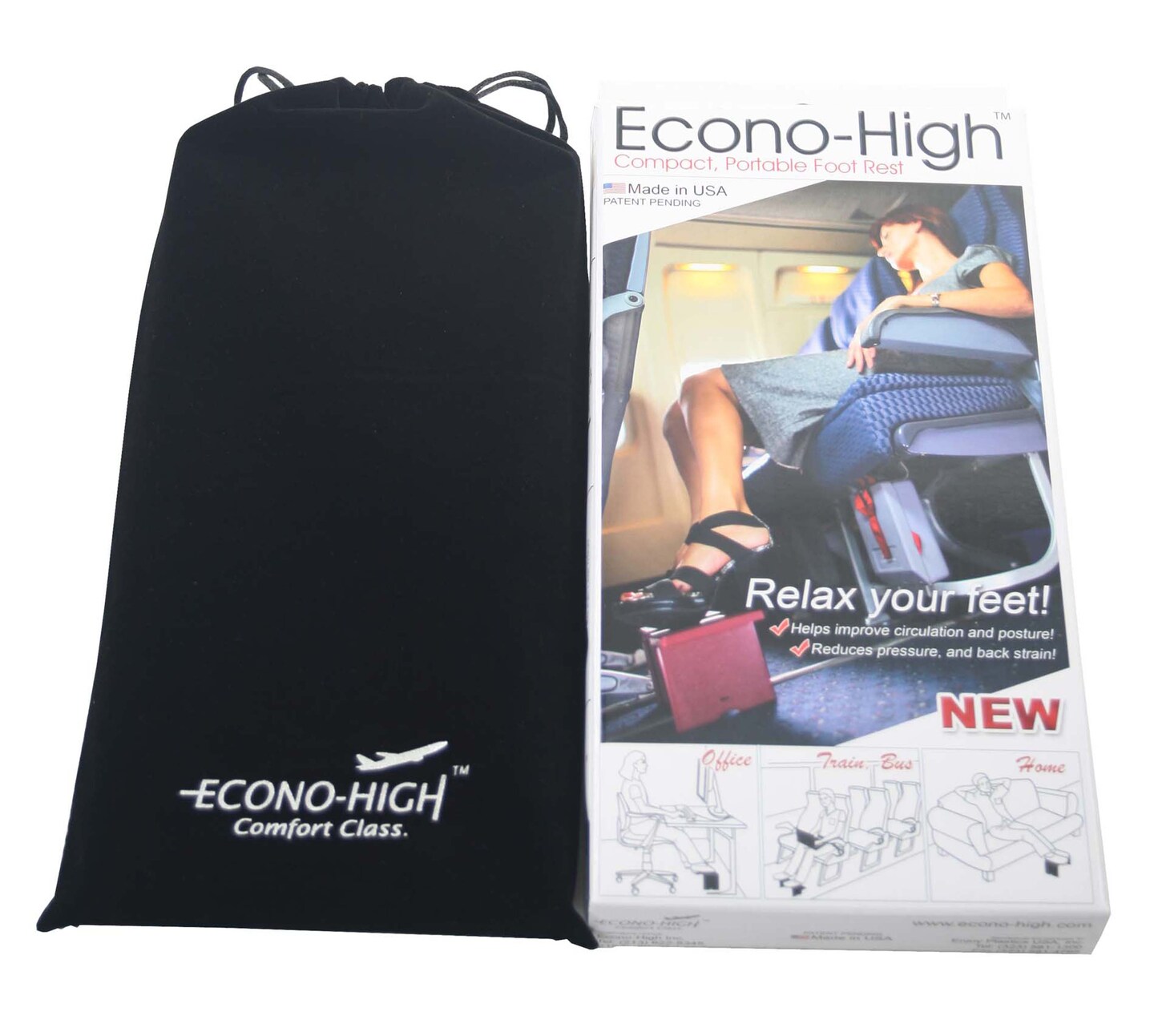 Econo-High Portable Footrest - Made In USA