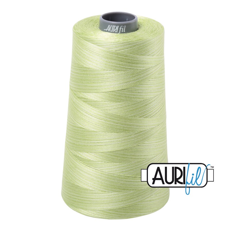 Spring Green - Variegated (3320) | 28wt Cone (3300M / 3609Y) | Aurifil Thread