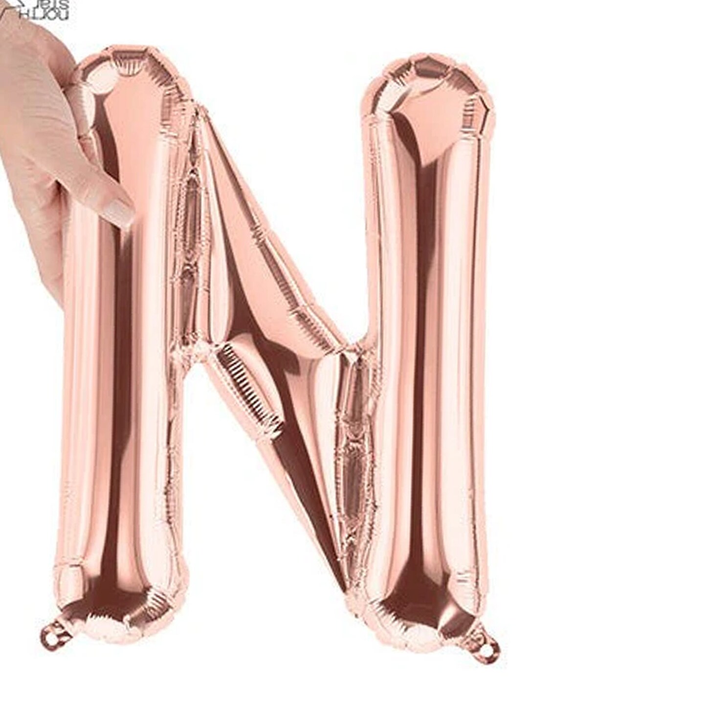NorthStar Balloons&#xAE; 16 Inch Letter N Rose Gold Air Fill Only