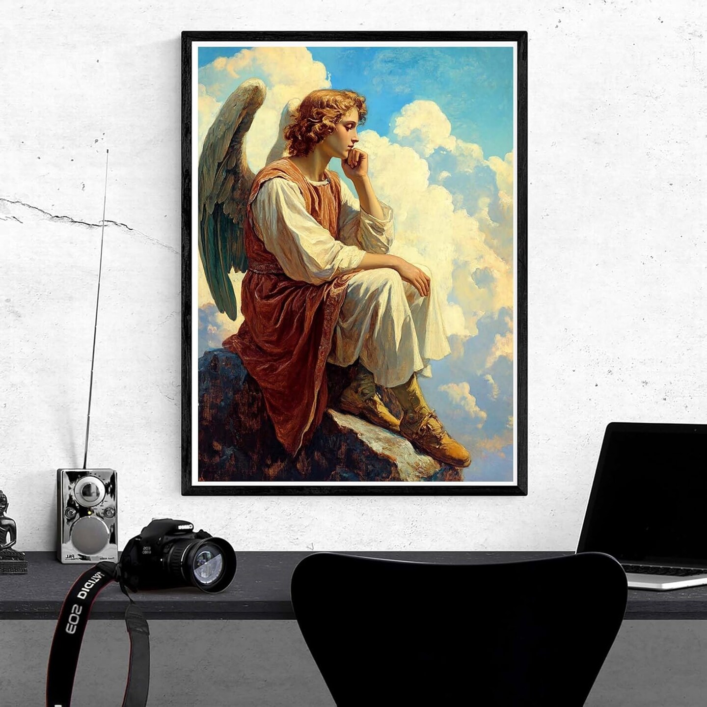 5D Diamond Art Kits for Adults Angel, Diamond Painting Art Men