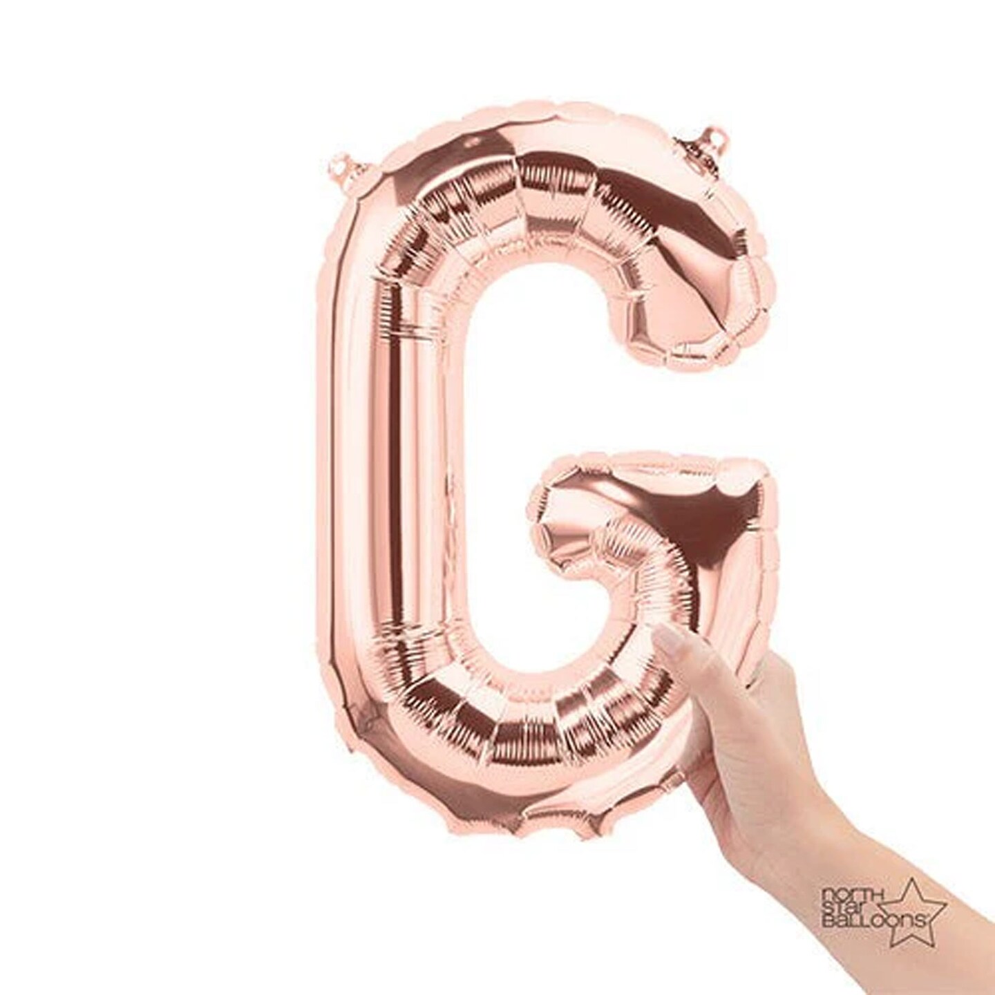 NorthStar Balloons&#xAE; 16 Inch Letter G Rose Gold Air Fill Only