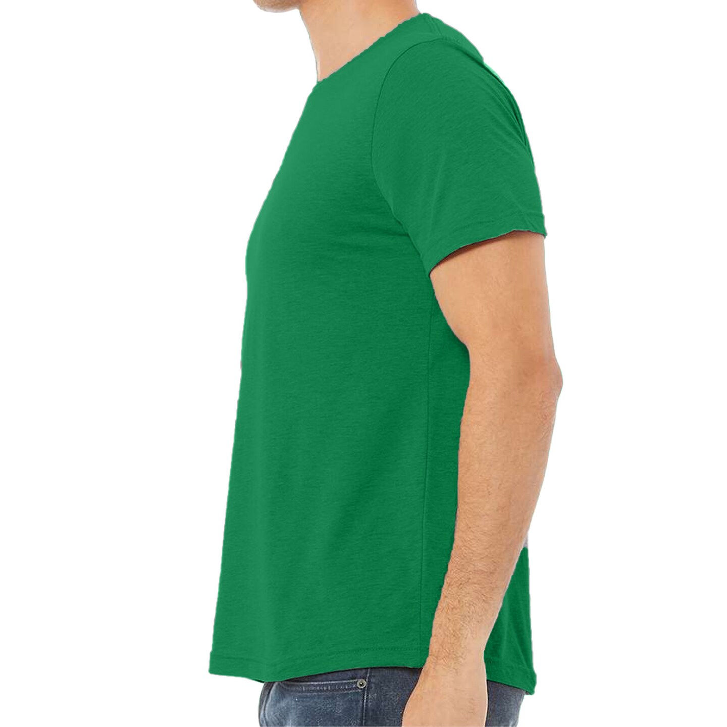 BELLA + CANVAS Adult's Triblend Tee, Crewneck Crafts Friendly Shirt