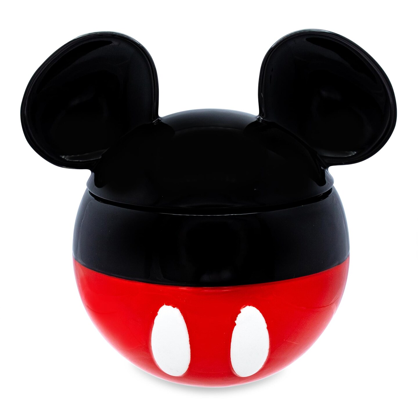 Disney Mickey Mouse Ceramic Cookie Jar Container With Lid | 6 Inches Tall