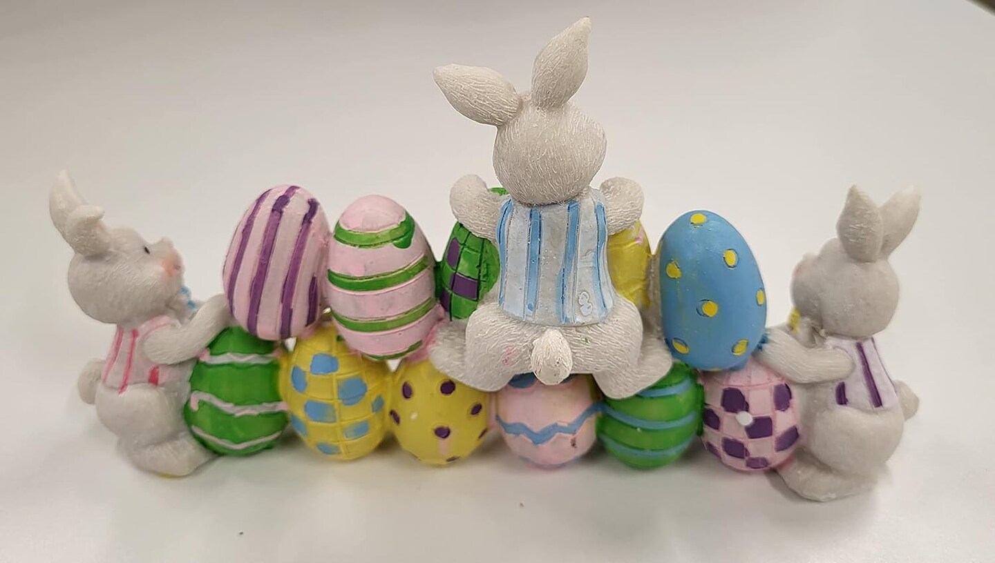 Eggs &#x26; Easter Bunnies Tabletop Decoration