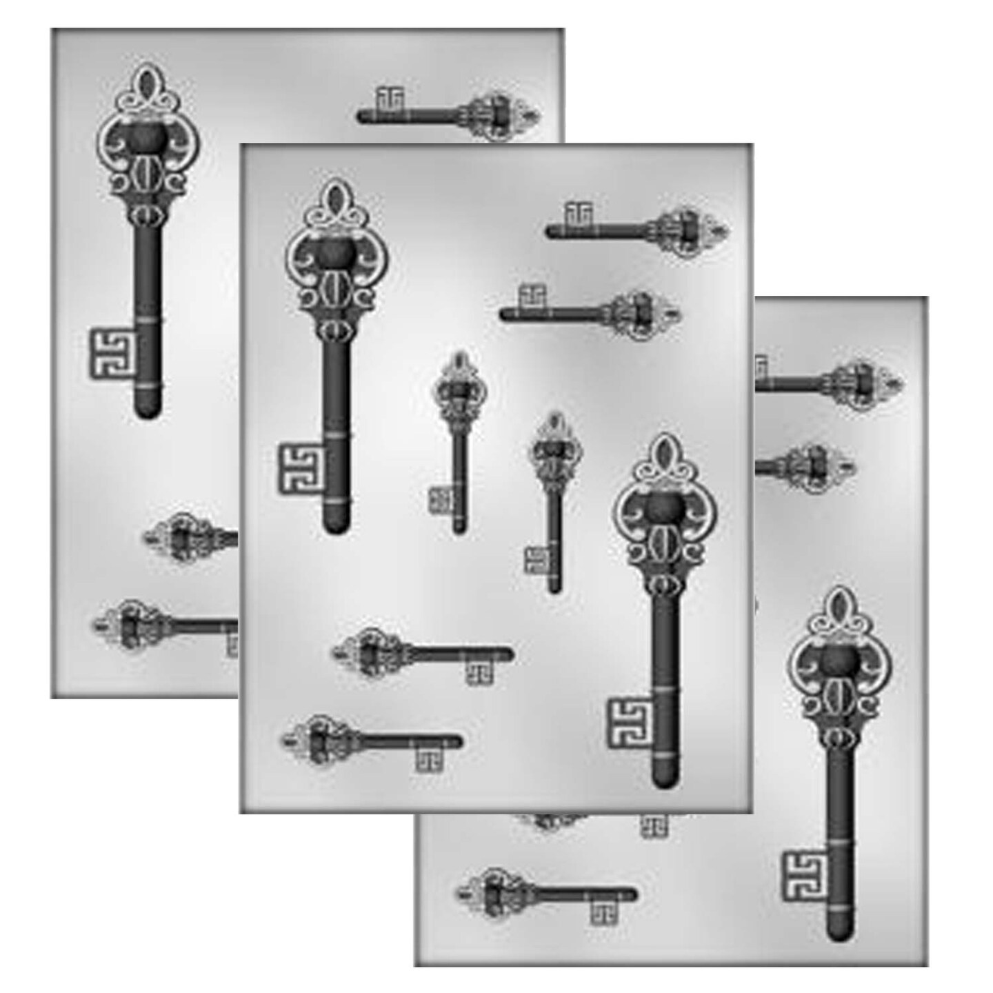 Skeleton Keys Chocolate Mold for Spooky Treats