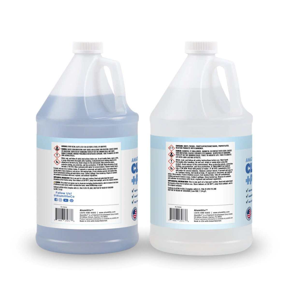 Amazing Clear Cast Plus 2 Gallon Kit - (1 gallon each; side A and side B)