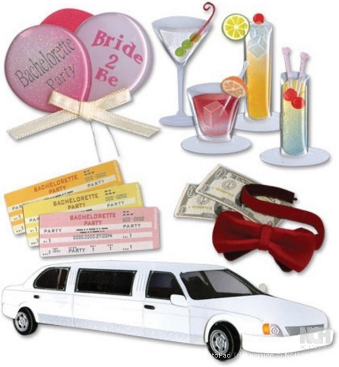 Jolee&#x27;s Boutique Bachelorette Party Dimensional Stickers