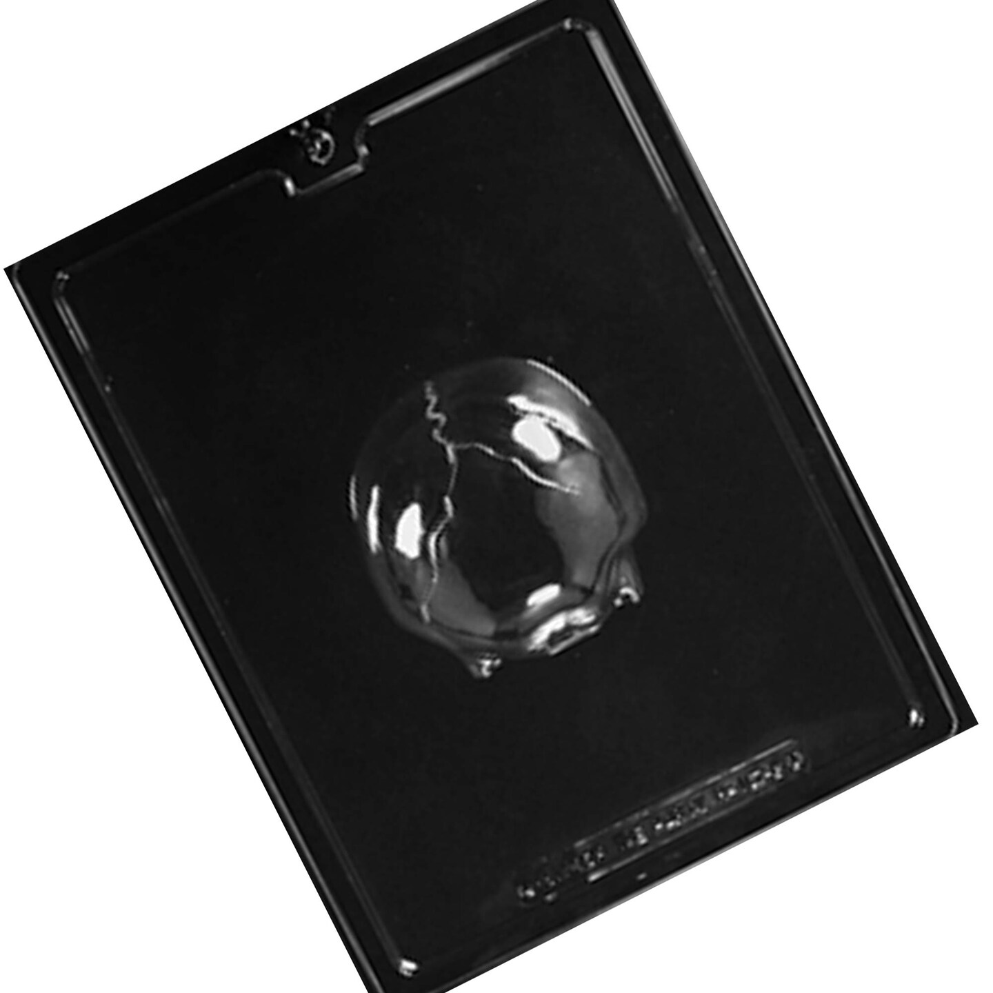 Medium 3D Skull Chocolate Mold for Halloween and Pirate Treats